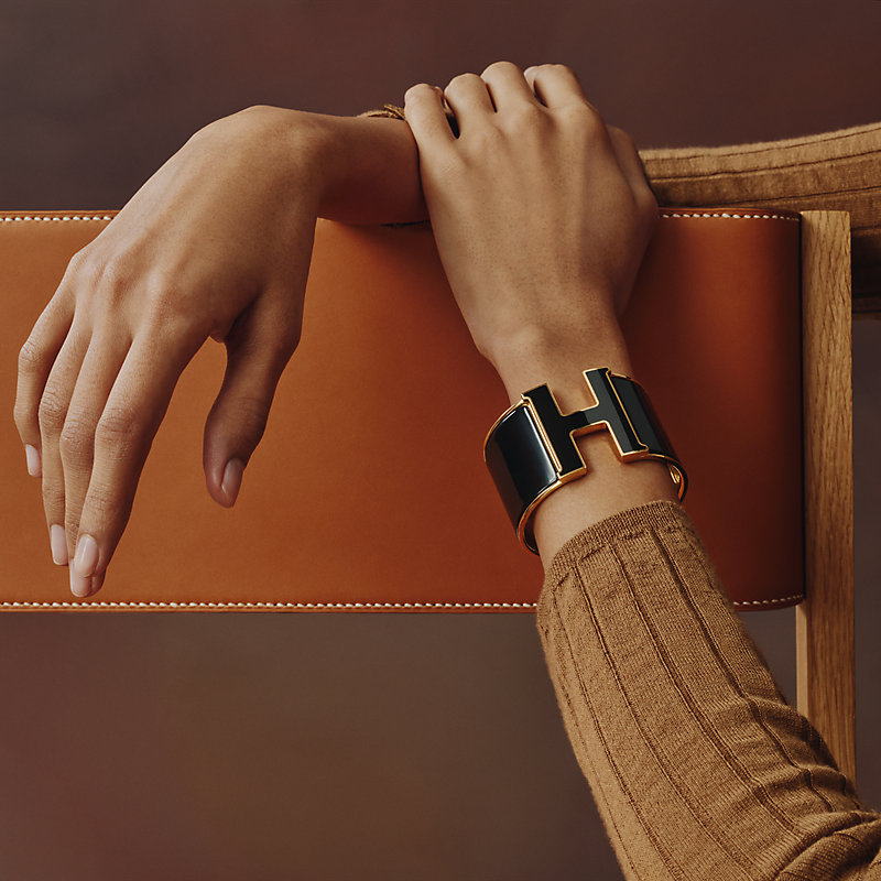 Clic H XL Midnight bracelet | Hermès USA